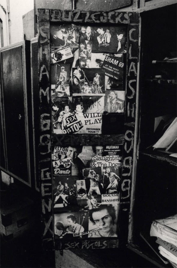 School locker, Surrey, July 1978