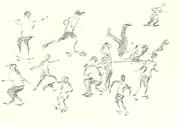 Hogan sketchbook Southbank 2013