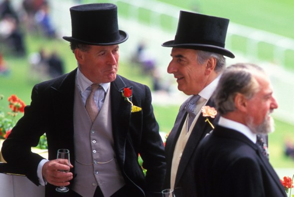 Royal box, Derby Day, Epsom, UK, 1991